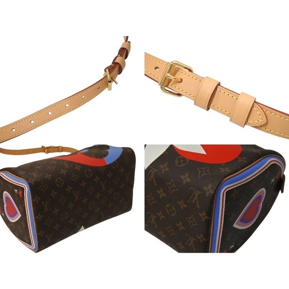 LOUIS VUITTON Monogram Game On Speedy Bandouliere Handbag Multicolor Shoulder